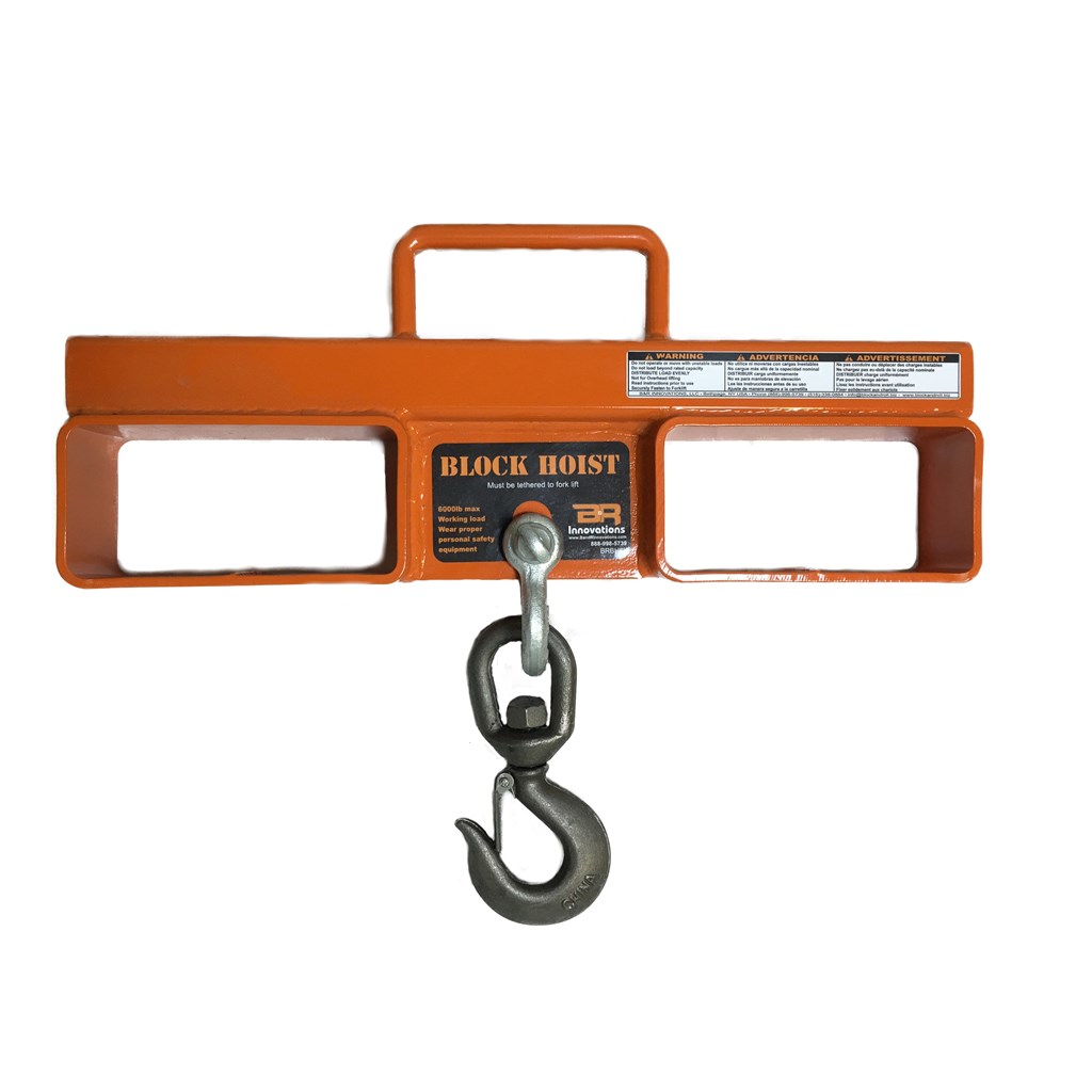 Fork Block Hoist with Hook