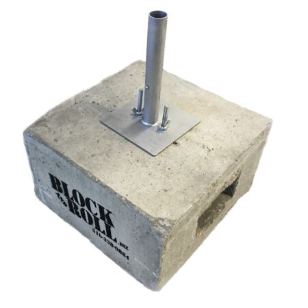 Pole Base 8 (Block Mount Only)