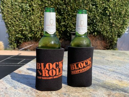 Block And Roll® Block Responsibly Drink Coozie