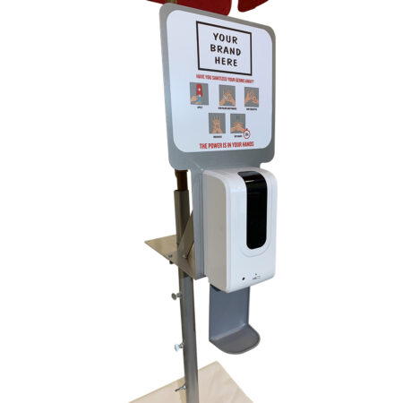 Single Hand Sanitizer Mount (Bracket only)