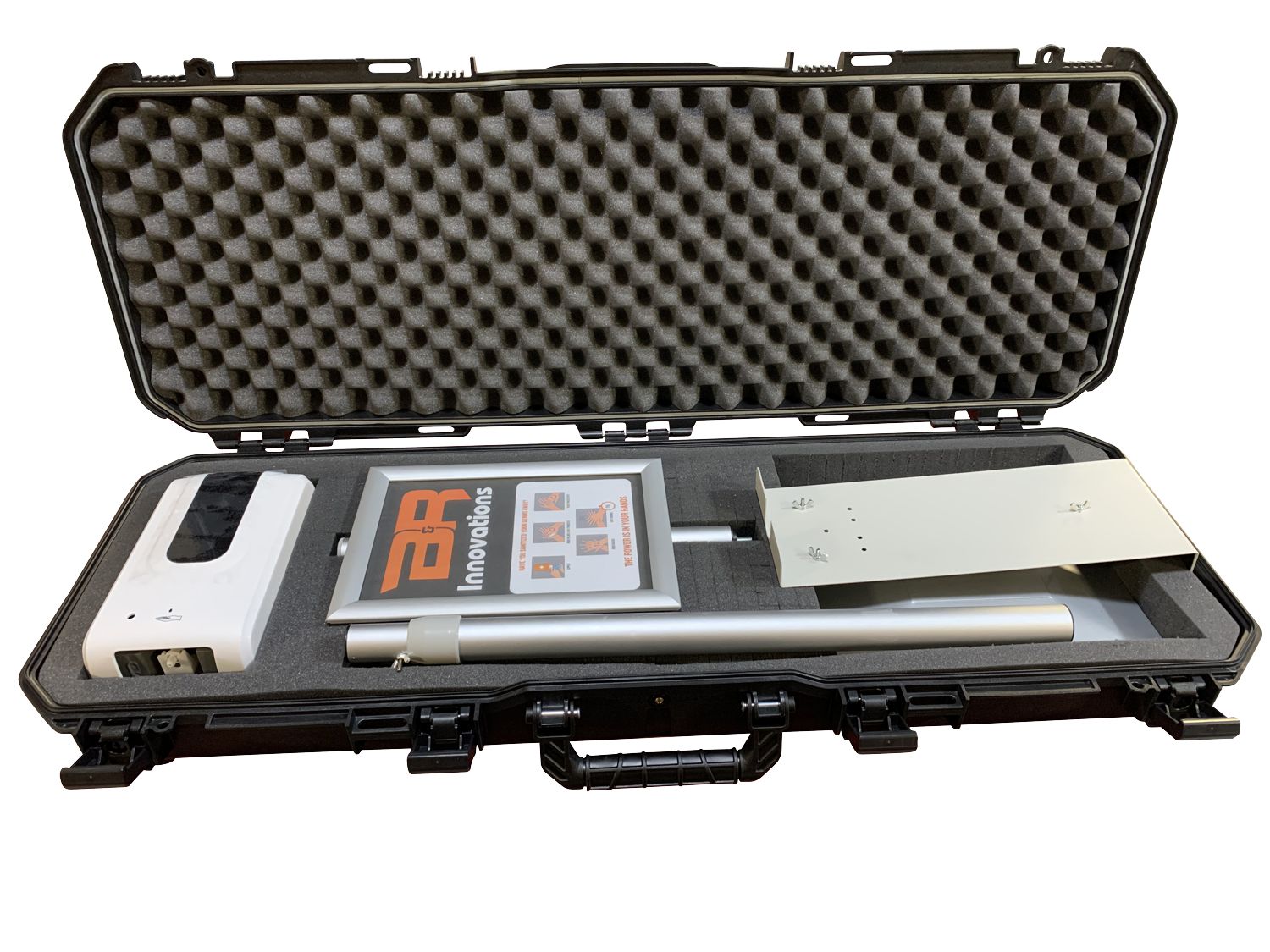 Portable Automatic Touch free gel Hand Sanitizer Station with Travel Case - Image 2