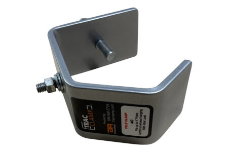 Lighting/Fire Extinguisher Clamp for Round Tent Pipe or Truss up to 4"