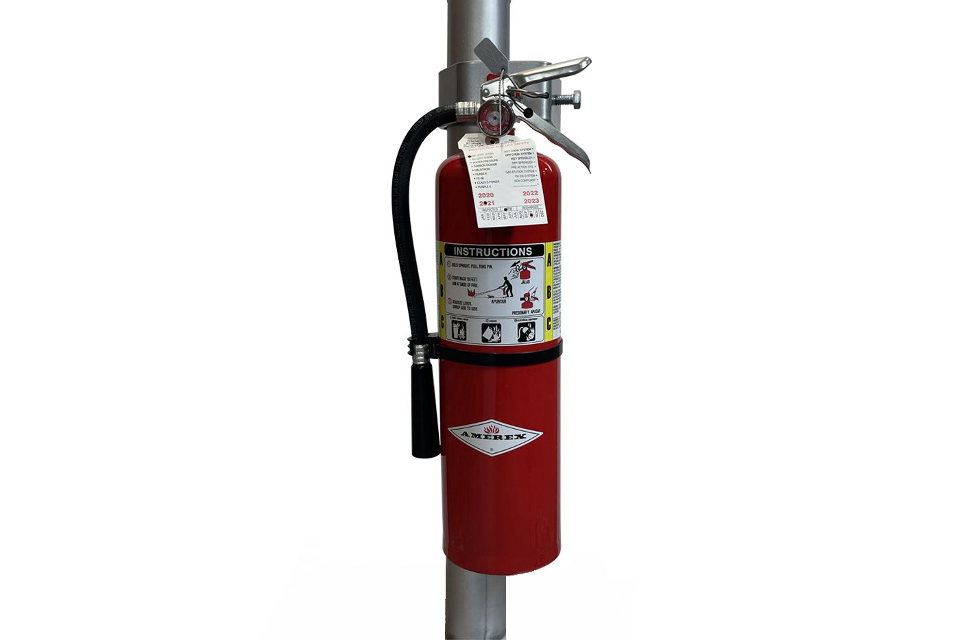 Lighting/Fire Extinguisher Clamp for Round Tent Pipe or Truss up to 4" - Image 5
