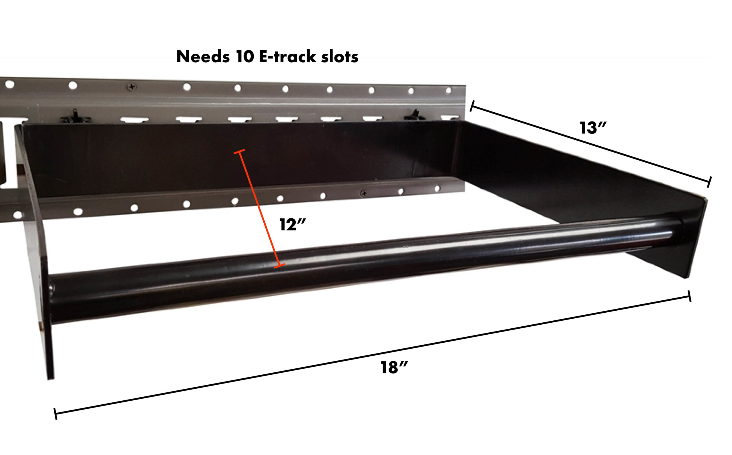 Linen Hanging Transport Rack with E-Track Mount - Image 6