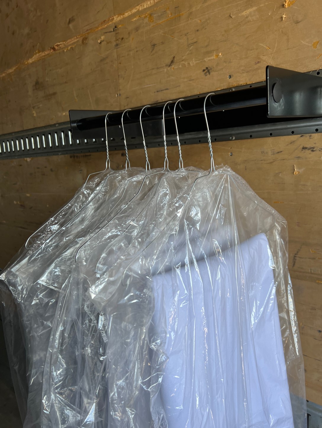 Linen Hanging Transport Rack with E-Track Mount
