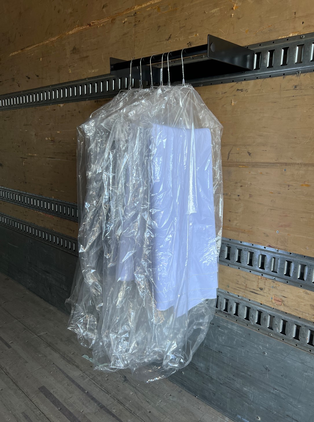 Linen Hanging Transport Rack with E-Track Mount - Image 4