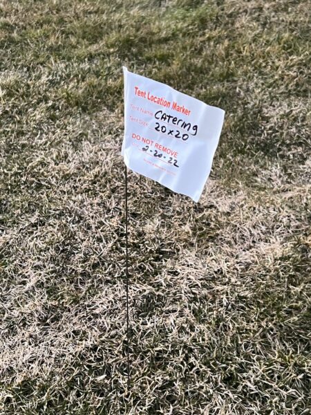 Tent Location Mark out Flags (PK 100)