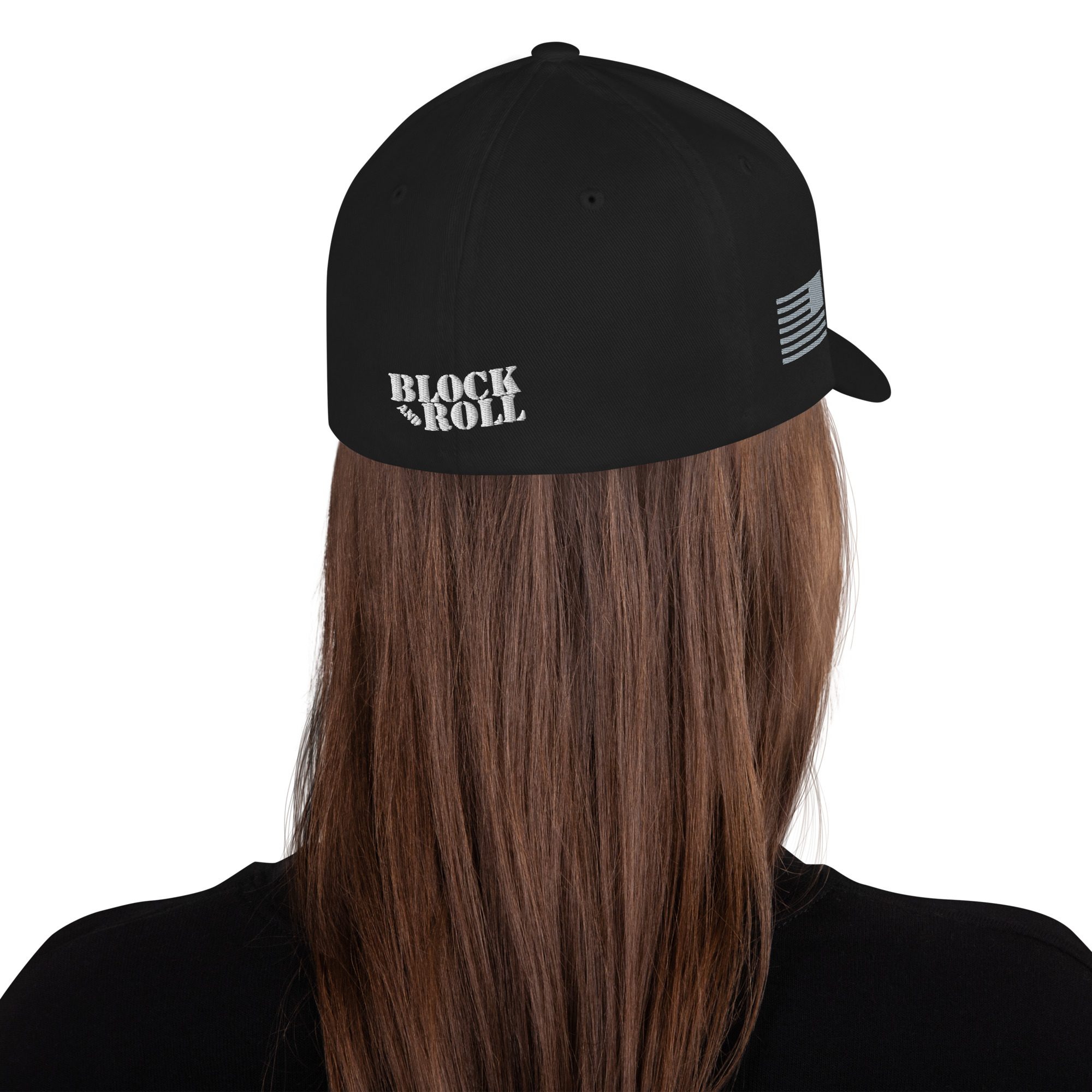 Block And Roll® "Block" Structured Twill Flex Fit Cap - Image 9