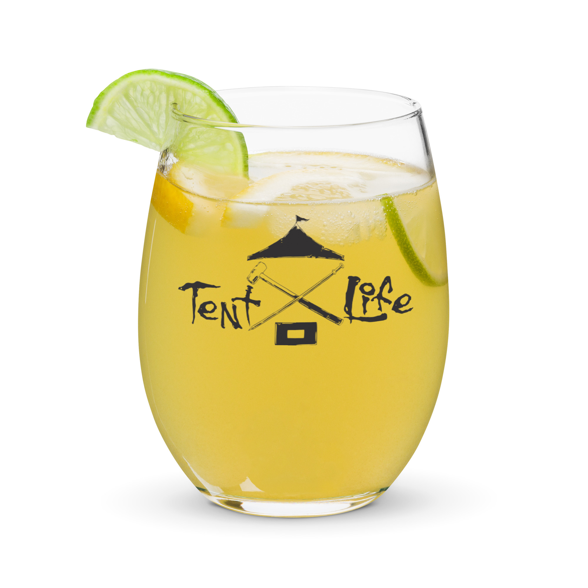 Tent Life™ Stemless wine glass