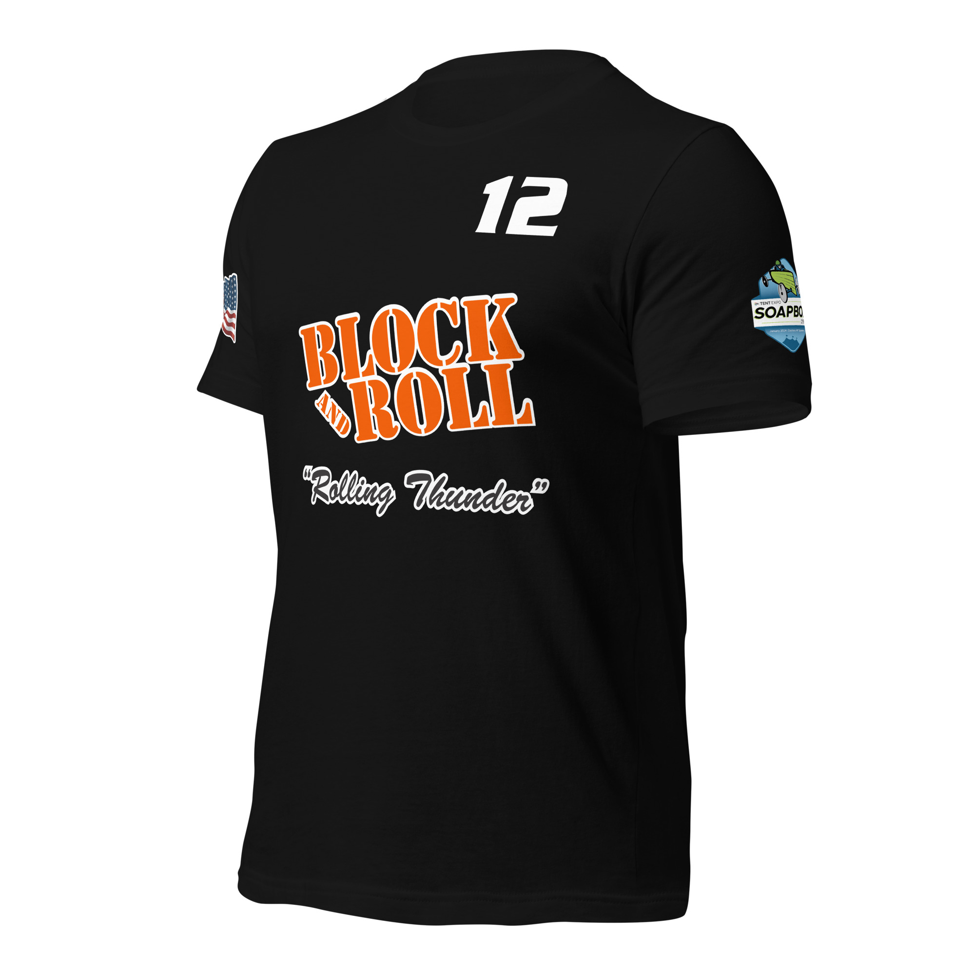 Block And Roll® Soap Box Derby Racing T-Shirt XL - Image 2