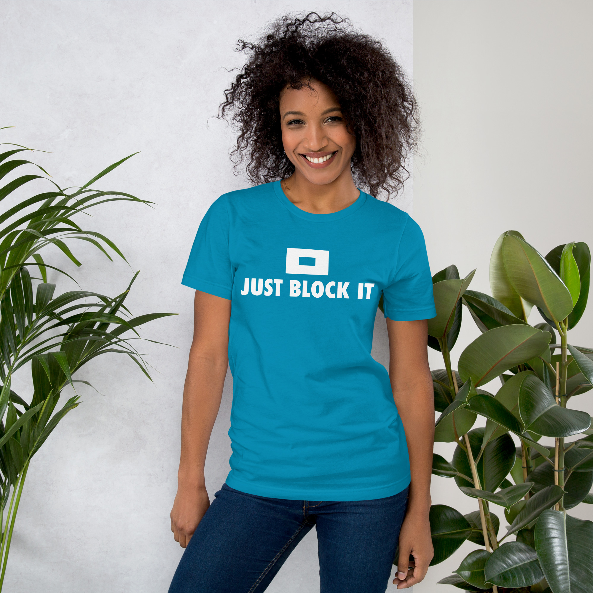 Just Block it Unisex t-shirt - Image 21