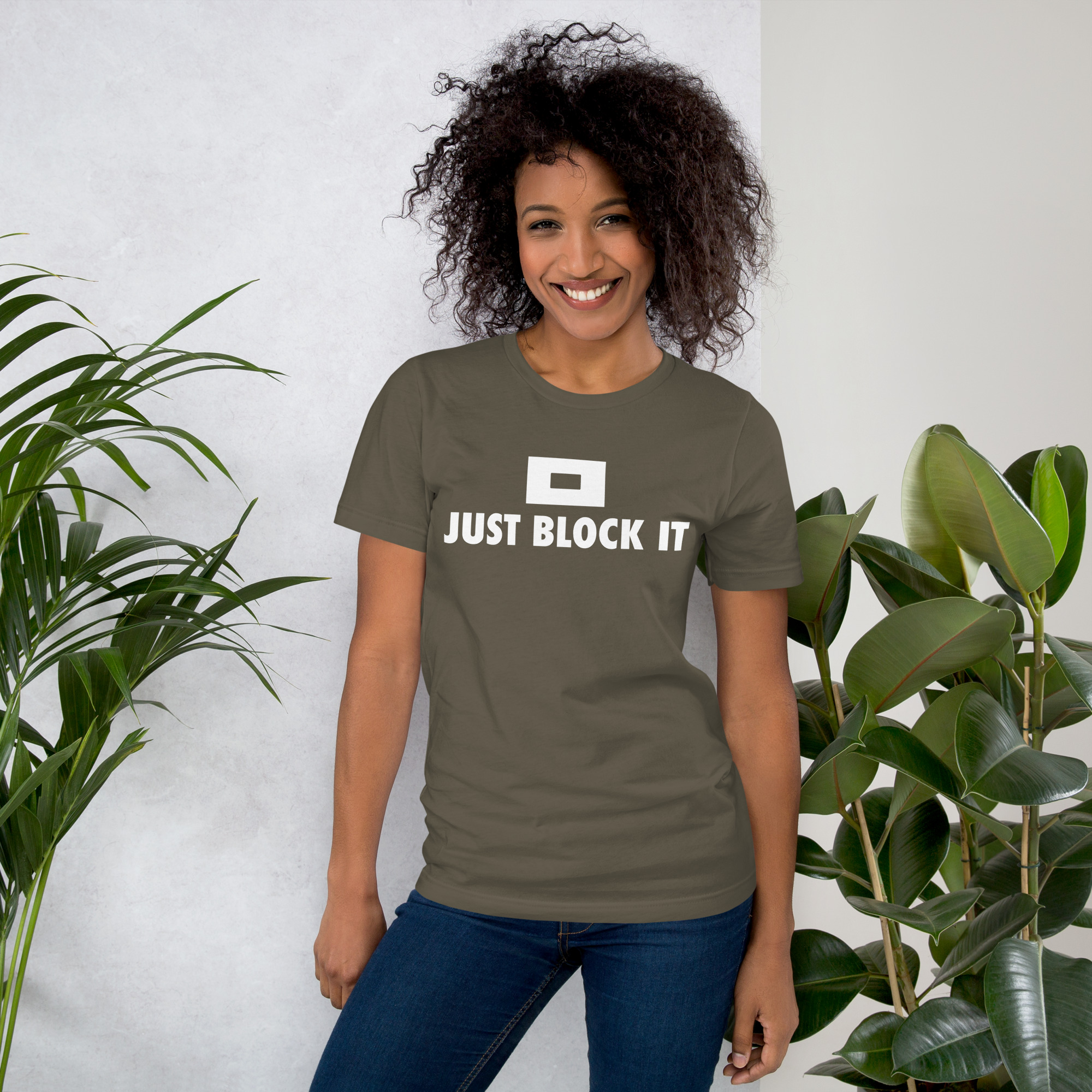 Just Block it Unisex t-shirt - Image 17