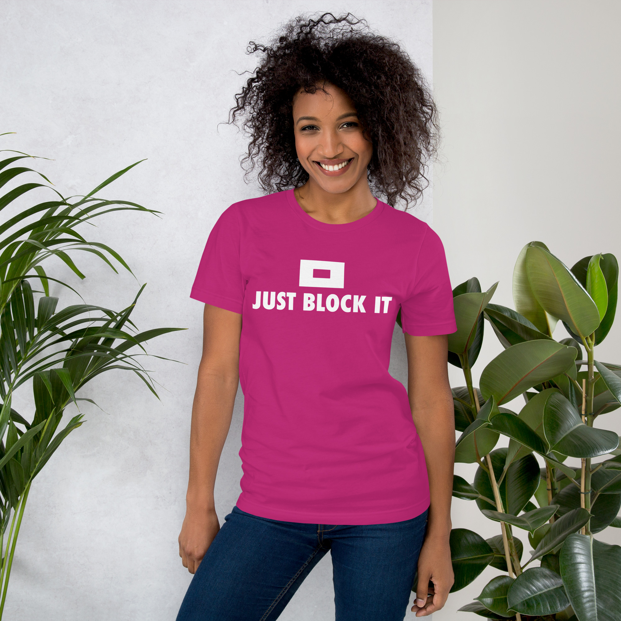 Just Block it Unisex t-shirt - Image 15