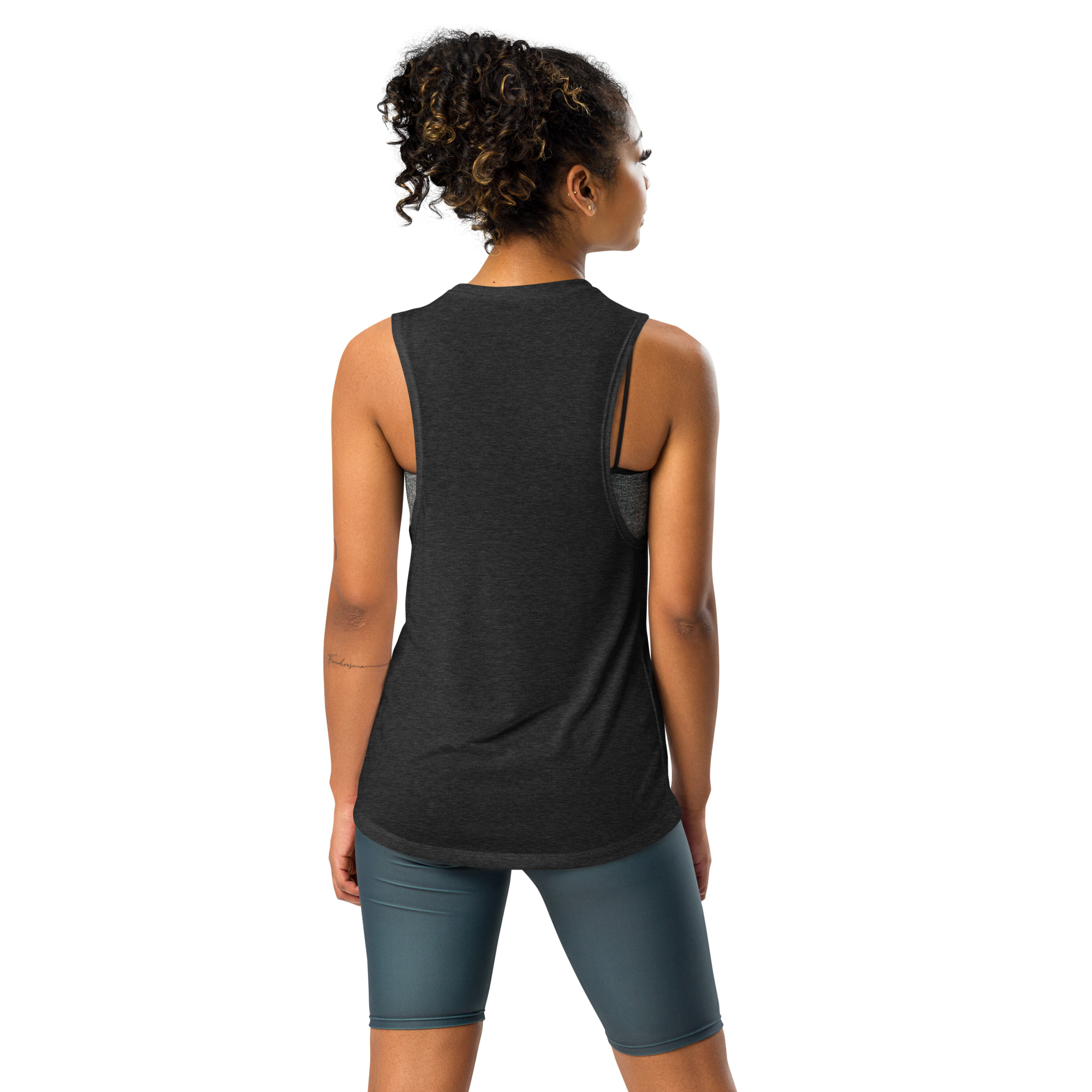 Just Block it Ladies’ Muscle Tank - Image 2